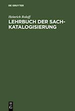 Lehrbuch der Sachkatalogisierung