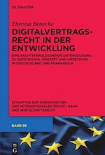 Digitalvertragsrecht in der Entwicklung