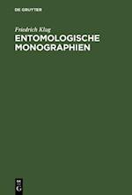 Entomologische Monographien