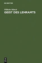 Geist des Lehramts