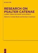 Research on Psalter Catenae