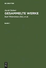 Jacob Steiner: Gesammelte Werke. Band 1