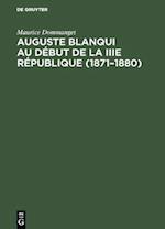 Auguste Blanqui au début de la IIIe République (1871–1880)