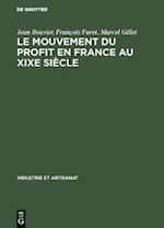 Le mouvement du profit en France au XIXe siècle