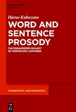 Word and Sentence Prosody