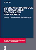 De Gruyter Handbook of Sustainable Development and Finance
