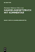 Buch III (Handelsgeschäfte)