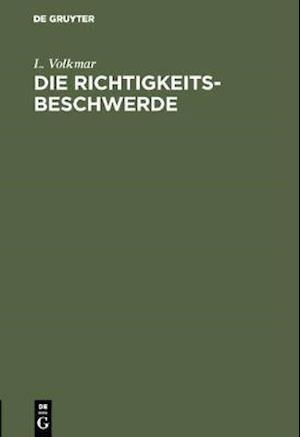 Die Richtigkeits-Beschwerde