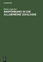 Einführung in die allgemeine Zoologie