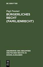 Bürgerliches Recht (Familienrecht)