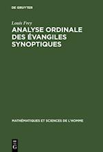 Analyse ordinale des évangiles synoptiques