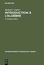 Introduction à l’algèbre