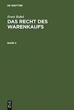 Ernst Rabel: Das Recht des Warenkaufs. Band 2