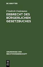 Erbrecht des Bürgerlichen Gesetzbuches