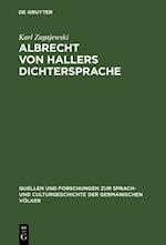 Albrecht von Hallers Dichtersprache