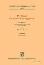 Die Lieder Walthers von der Vogelweide