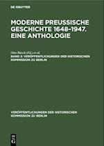 Moderne preußische Geschichte 1648–1947. Eine Anthologie. Band 3