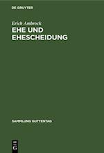 Ehe und Ehescheidung