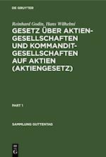 Gesetz über Aktiengesellschaften und Kommanditgesellschaften auf Aktien (Aktiengesetz)