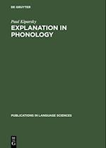 Explanation in Phonology