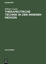 Therapeutische Technik in der inneren Medizin