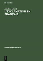 L''exclamation en français