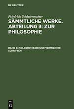 Philosophische und vermischte Schriften