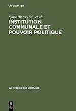 Institution communale et pouvoir politique