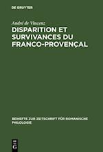 Disparition et survivances du franco-provençal