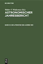 Die Literatur Des Jahres 1951