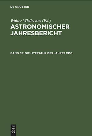 Die Literatur Des Jahres 1955