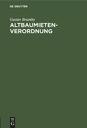 Altbaumietenverordnung