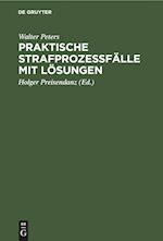 Praktische Strafprozeßfälle Mit Lösungen