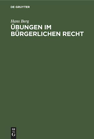 Übungen Im Bürgerlichen Recht