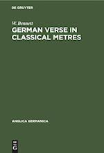 German Verse in Classical Metres