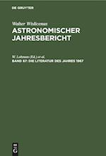 Die Literatur Des Jahres 1967