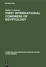 First International Congress of Egyptology