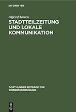 Stadtteilzeitung Und Lokale Kommunikation