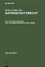 Datenschutzrecht der Länder