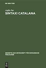Sintaxi catalana