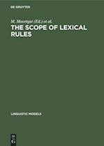The scope of lexical rules