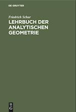 Lehrbuch der Analytischen Geometrie