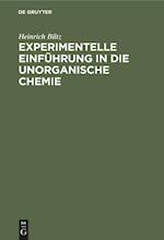 Experimentelle Einführung in die unorganische Chemie