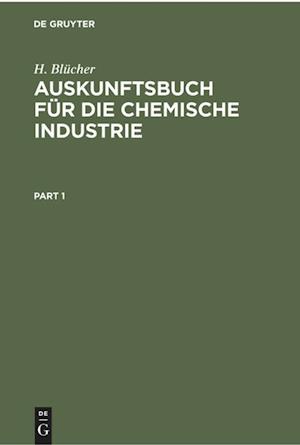 Auskunftsbuch für die Chemische Industrie