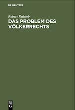 Das Problem des Völkerrechts