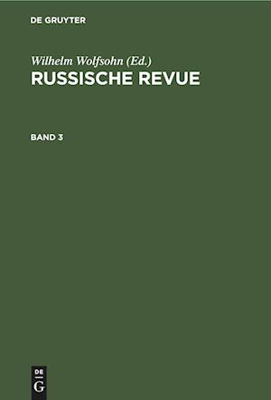 Russische Revue. Band 3