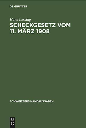 Scheckgesetz vom 11. März 1908