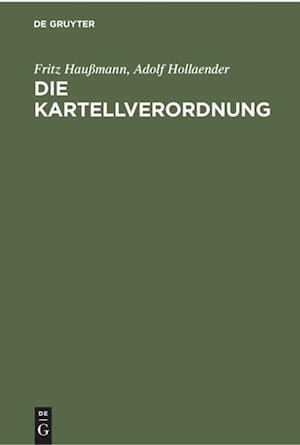 Die Kartellverordnung