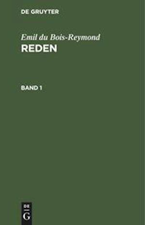 Reden, Band 1, Reden Band 1