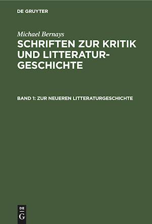 Zur neueren Litteraturgeschichte